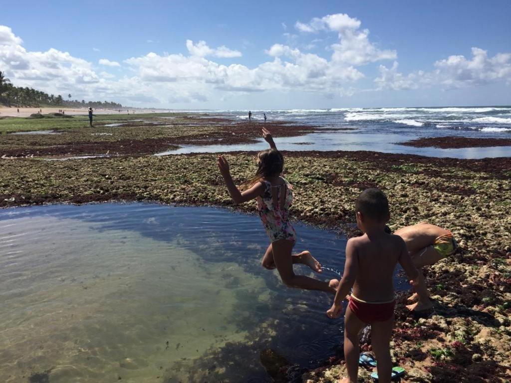Suspiro Da Bahia Pe Na Areia Villa Salvador Luaran gambar