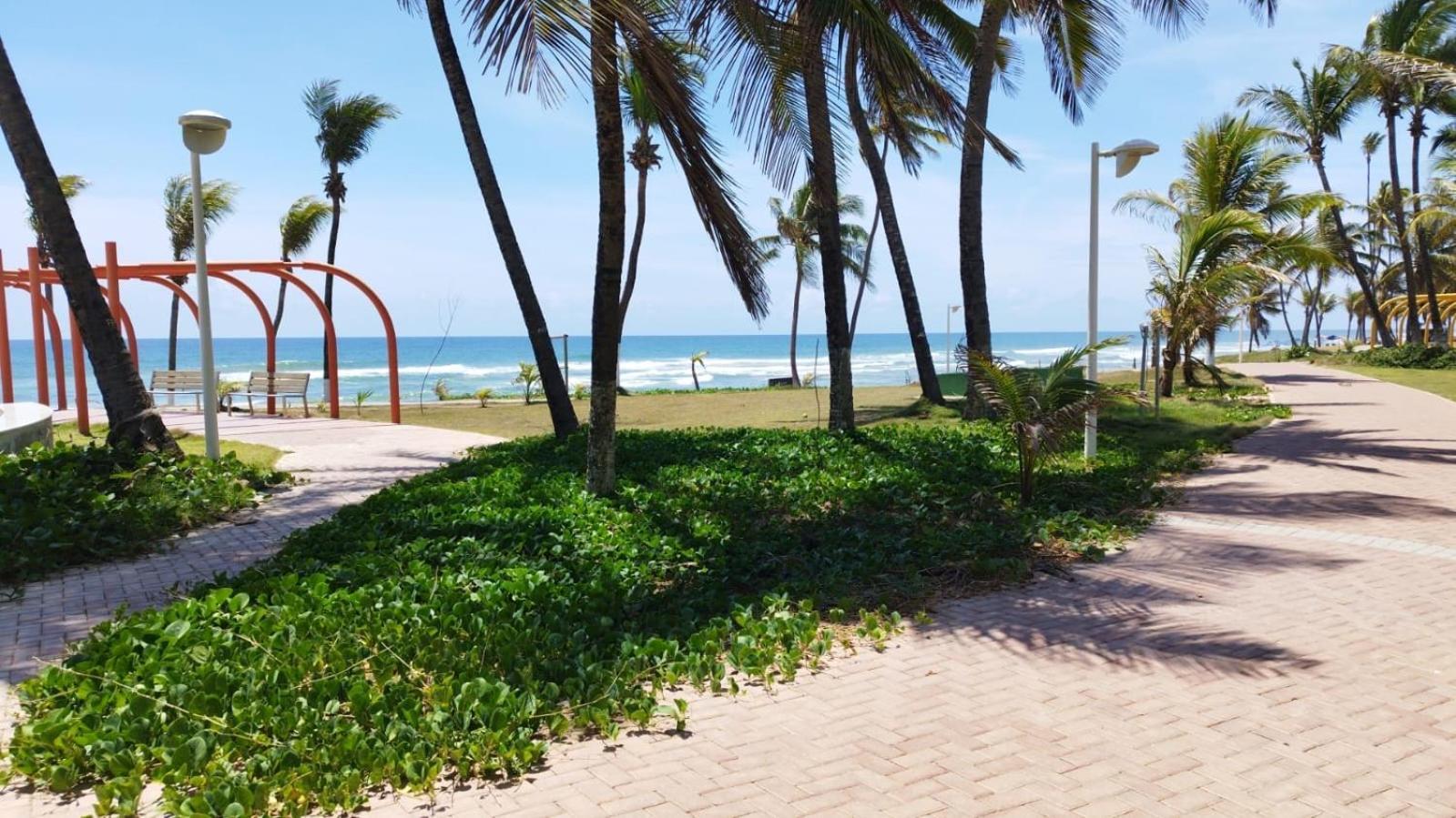 Suspiro Da Bahia Pe Na Areia Villa Salvador Luaran gambar
